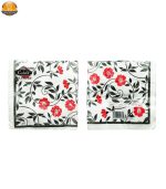 دستمال سفره گلریز مدل table napkin طرح گل سرخ بسته 20 عددی | فروشگاه اینترنتی پخش کالای مرکزی
