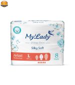 نوار بهداشتی مای لیدی مدل Silky Soft سایز بزرگ مجموعه 6 عددی | فروشگاه اینترنتی پخش کالای مرکزی