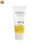 کرم ضد آفتاب SPF30 بدون رنگ هیدرودرم حجم ۵۰ میلی لیتر | فروشگاه اینترنتی پخش کالای مرکزی