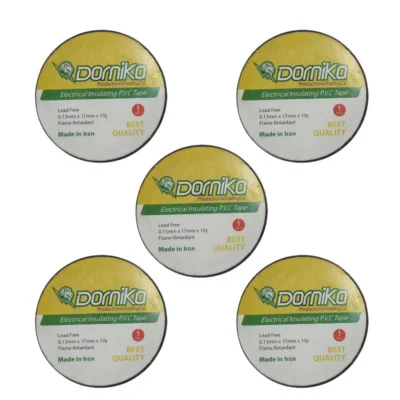 چسب برق درنیکا مدل Electrical Insulating P.V.C Tape بسته 5 عددی|فروشگاه اینترنتی پخش کالای مرکزی